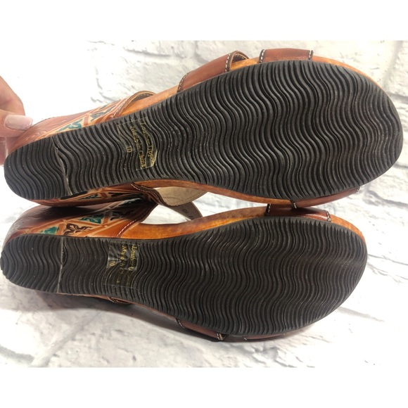 Elite By Corkys Sandals Leather Slide Heel - Picture 6 of 11